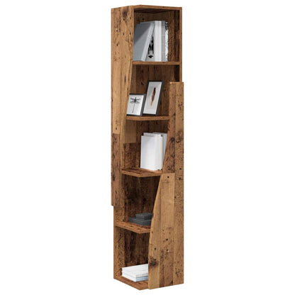 Mobile angolare Legno vecchio 27,5x27x140cm Legno multistrato