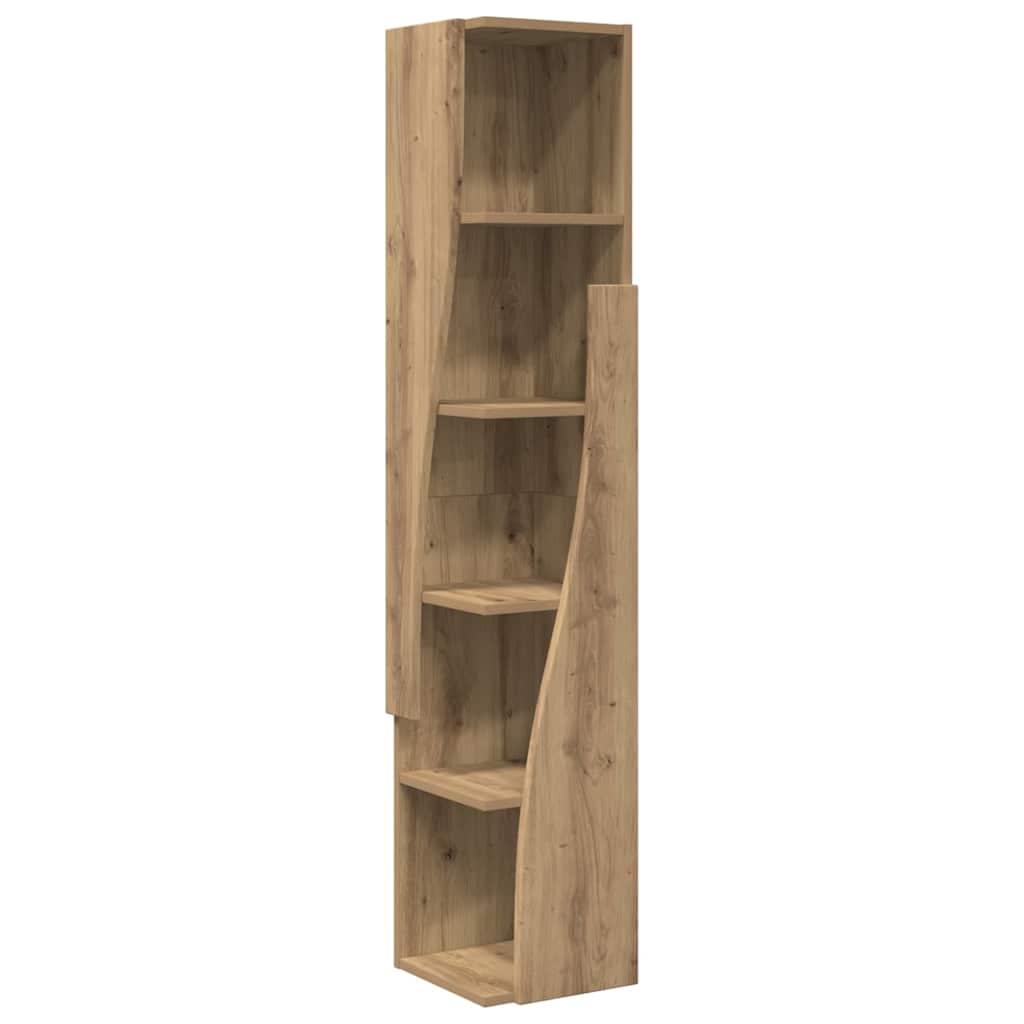 Mobile angolare Rovere artigianale 27,5x27x140cm