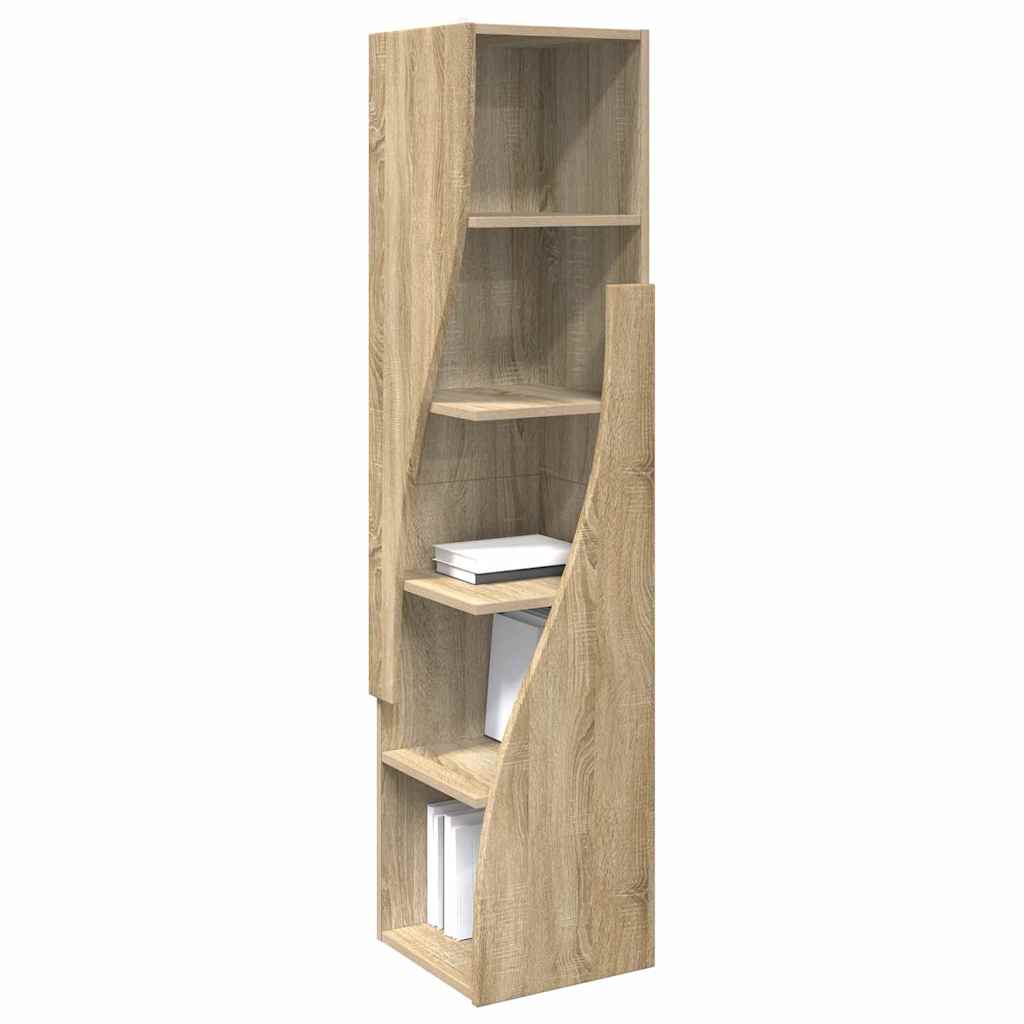 Mobile angolare Rovere Sonoma 32x32x140cm Legno multistrato