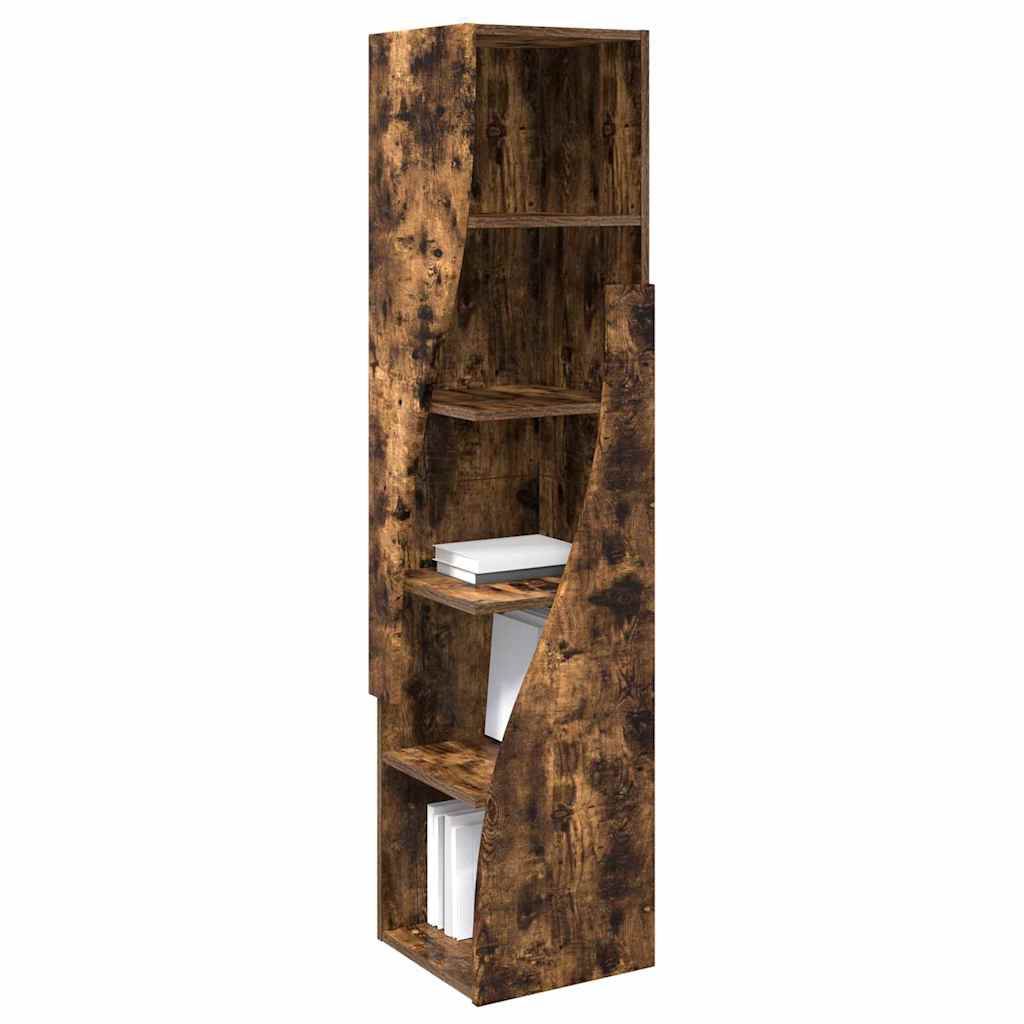 Mobile angolare Rovere fumé 32x32x140cm Legno multistrato