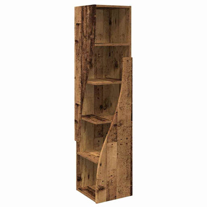 Mobile angolare Legno vecchio 32x32x140cm Legno multistrato