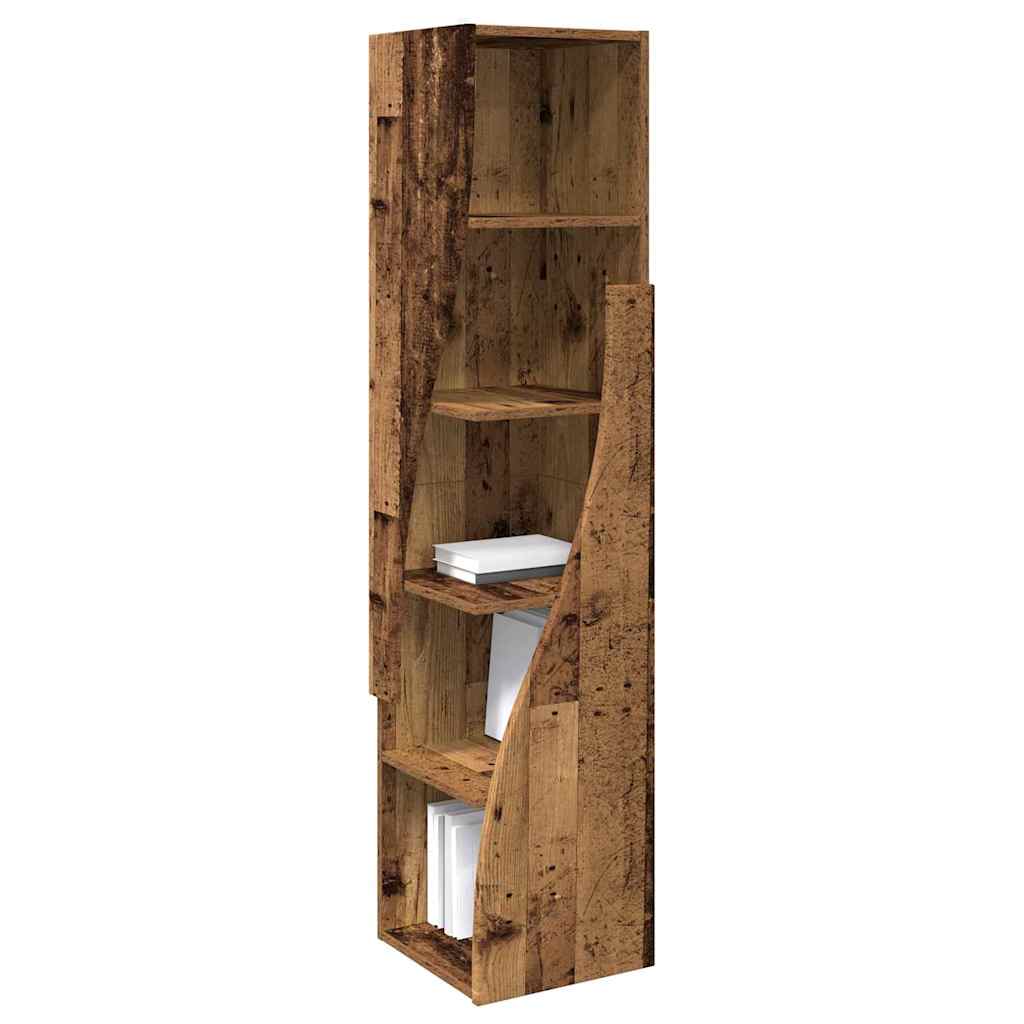 Mobile angolare Legno vecchio 32x32x140cm Legno multistrato
