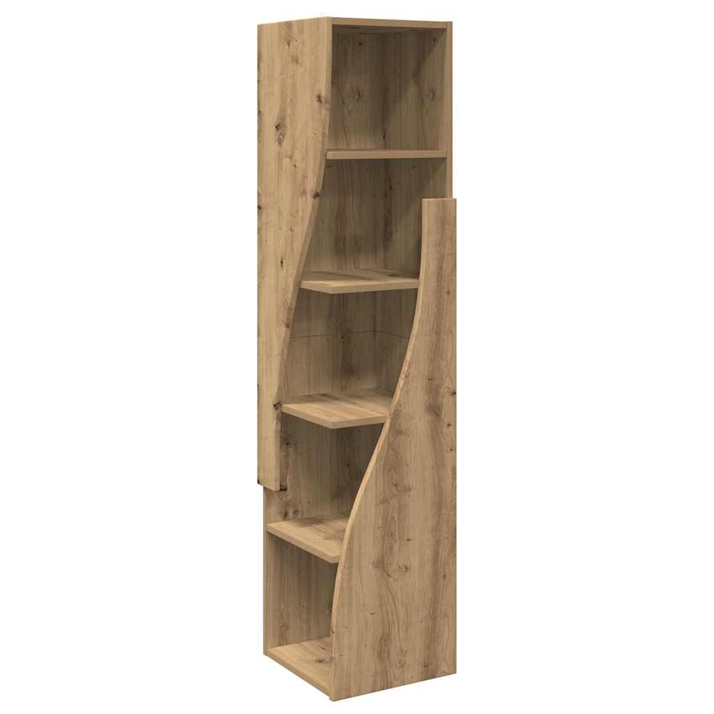 Mobile angolare Rovere artigianale 32x32x140cm