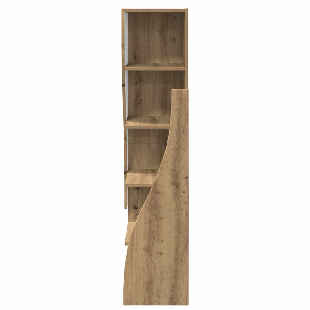 Mobile angolare Rovere artigianale 32x32x140cm