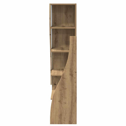 Mobile angolare Rovere artigianale 32x32x140cm