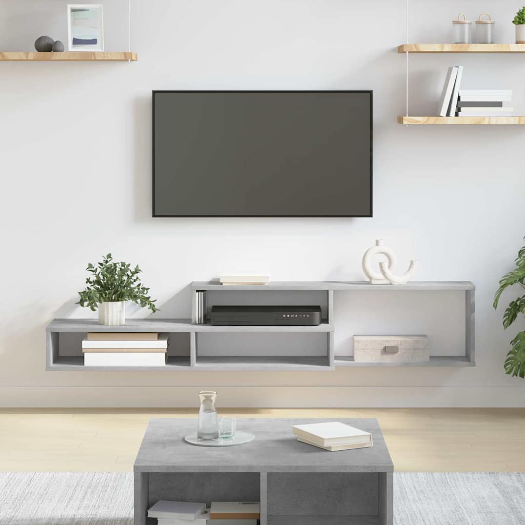 SupportoperTVaparete 150x25x28,5cm Legno multistrato