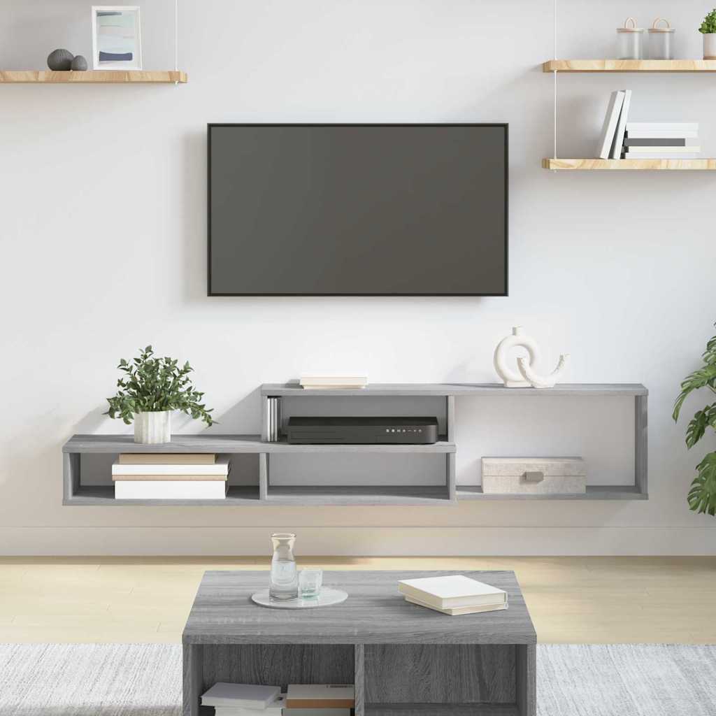 SupportoperTVaparete 150x25x28,5cm Legno multistrato