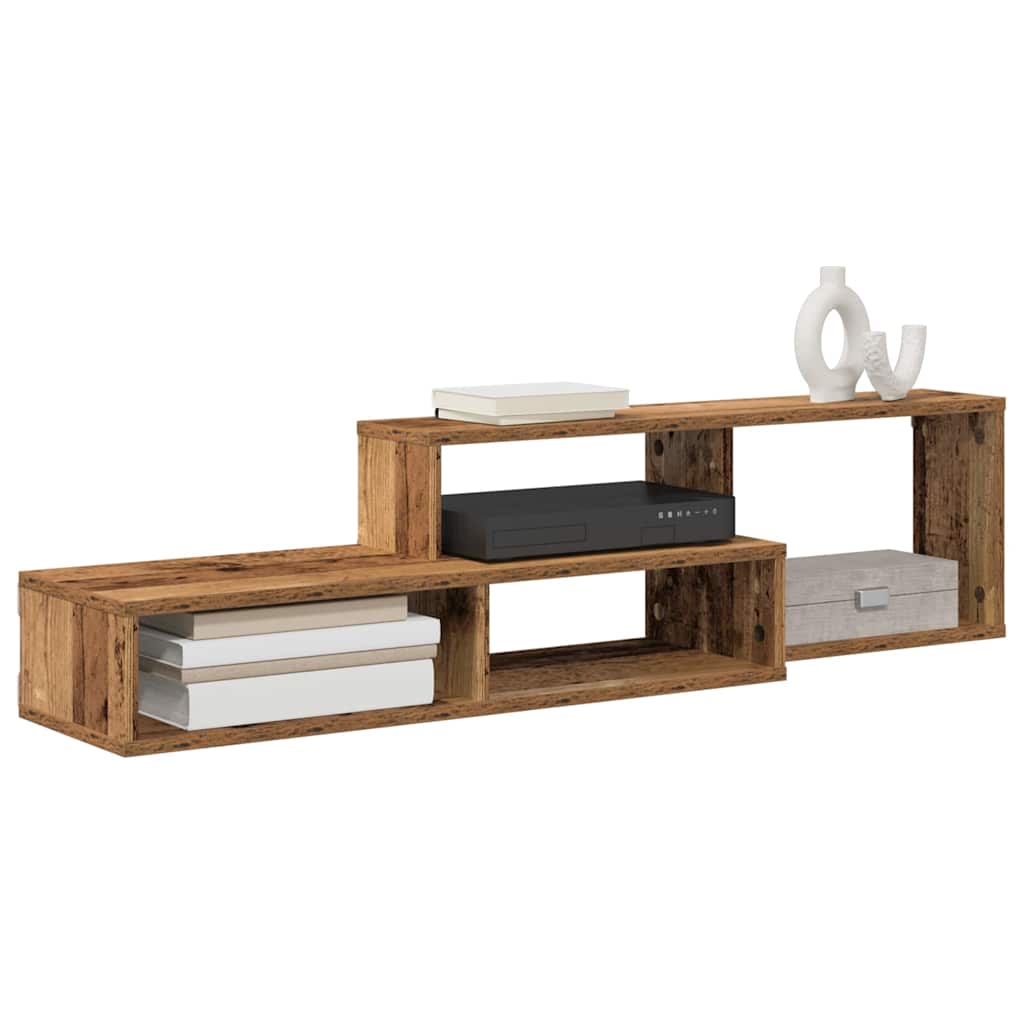 SupportoperTVaparete 120x25x28,5cm Legno multistrato