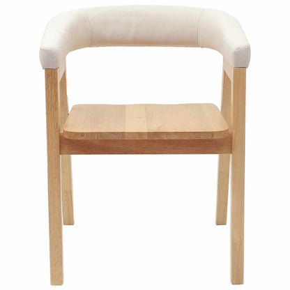 Sedie da pranzo 2 pcs Naturale 54 x 57 x 73 cm