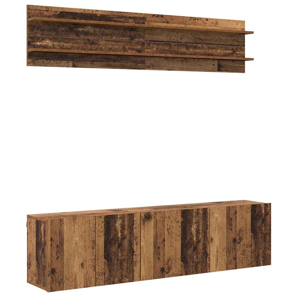 UnitÃ  TV 6 pcs Legno vecchio Legno multistrato