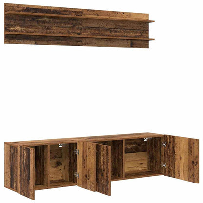 UnitÃ  TV 6 pcs Legno vecchio Legno multistrato