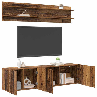 UnitÃ  TV 6 pcs Legno vecchio Legno multistrato