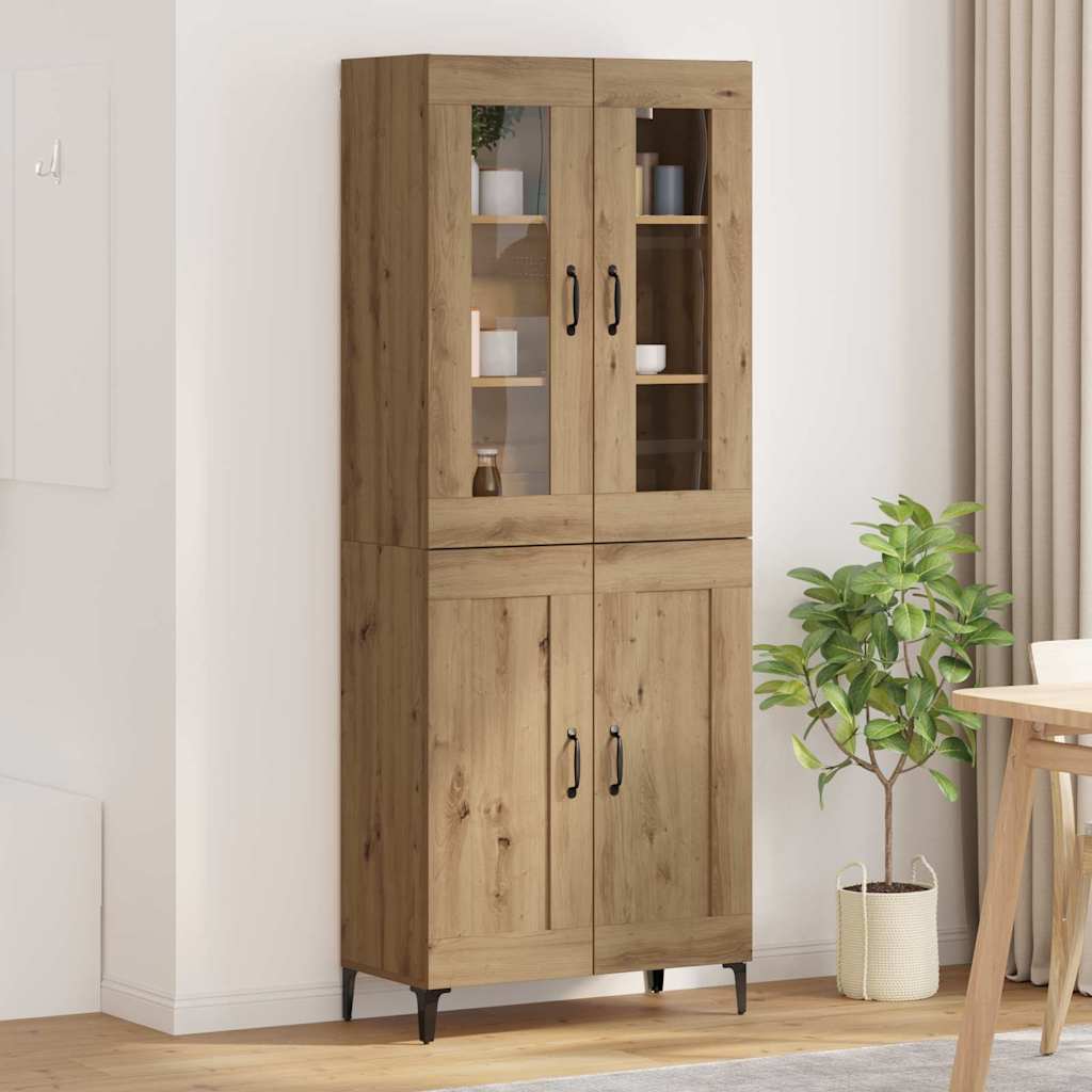 Credenza rovere artigianale 69,5 x 34 x 180 cm