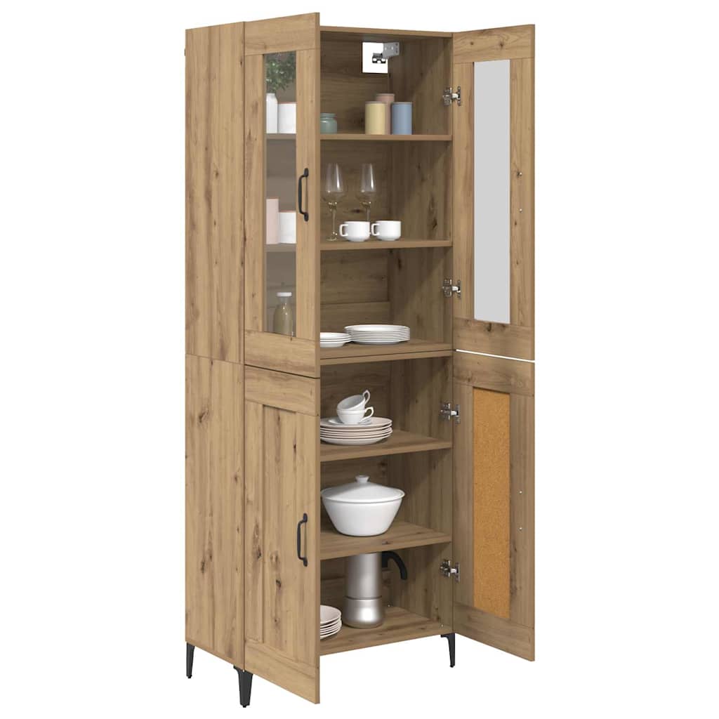 Credenza rovere artigianale 69,5 x 34 x 180 cm
