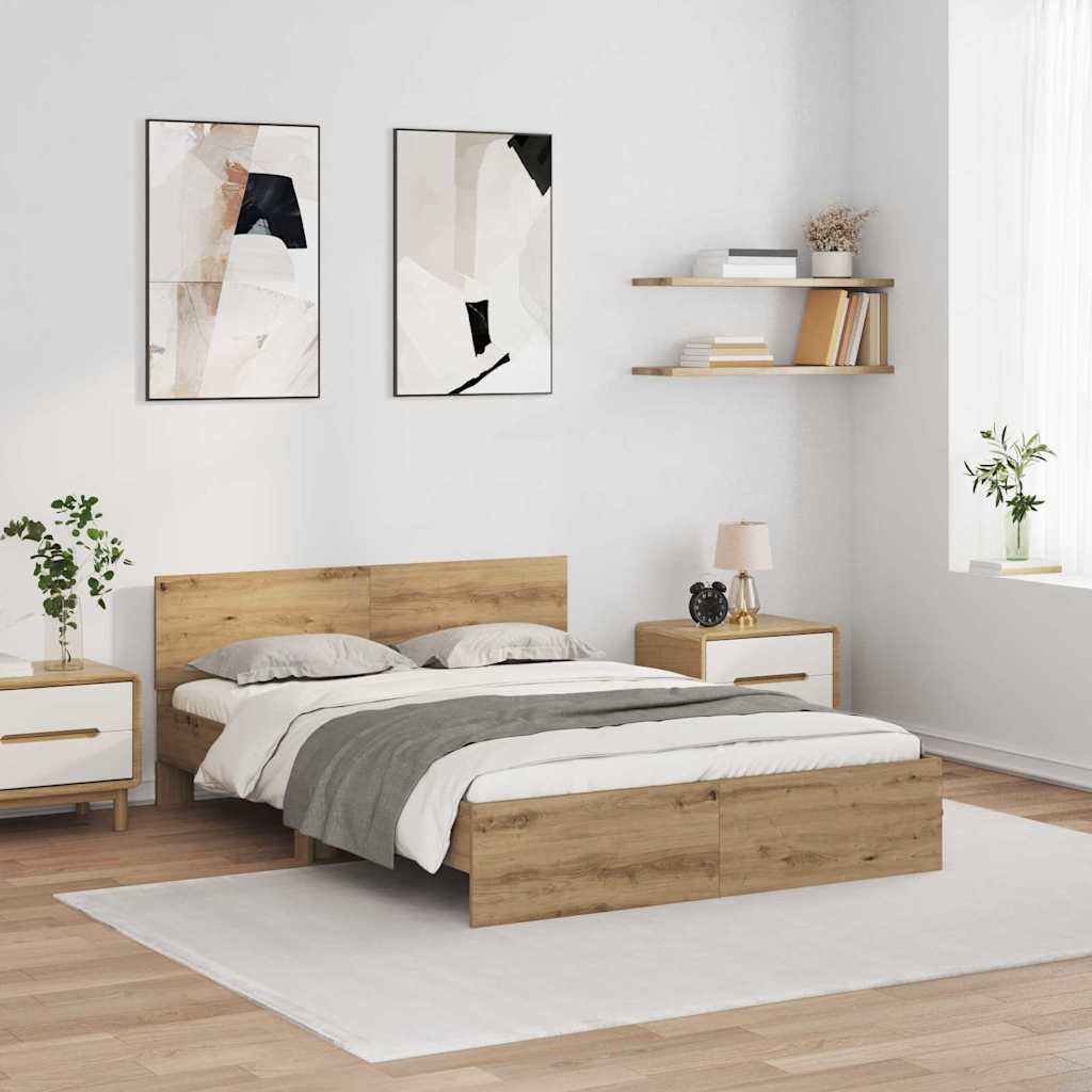 Struttura del letto Rovere artigianale 150 x 200 cm