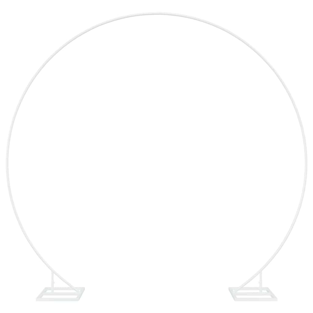Arco Nuziale Bianco 220 x 45 x 200 cm Acciaio