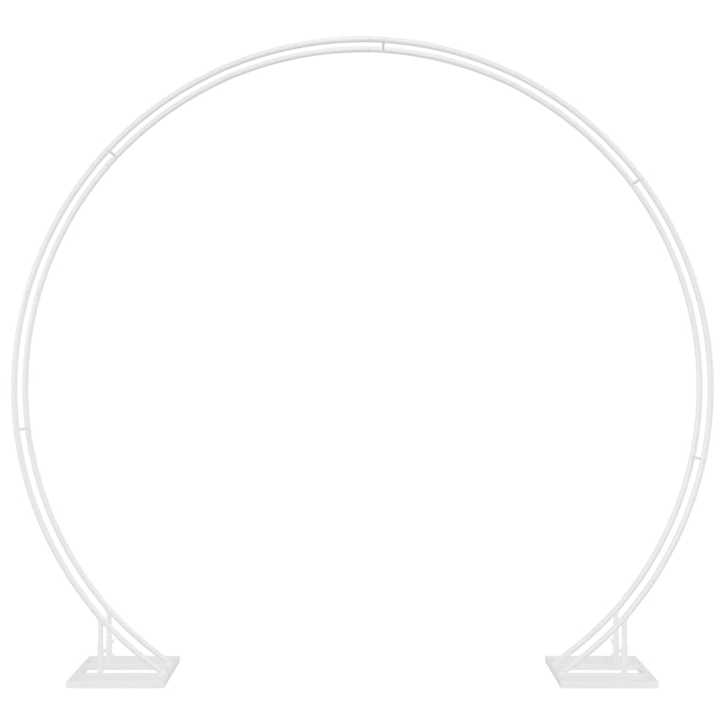 Arco Nuziale Bianco 220 x 45 x 200 cm Acciaio