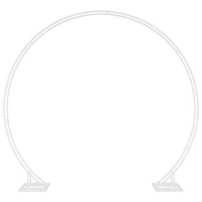 Arco Nuziale Bianco 220 x 45 x 200 cm Acciaio