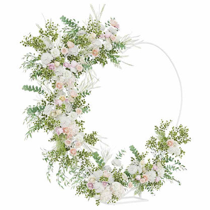 Arco Nuziale Bianco 195 x 35 x 211 cm Acciaio
