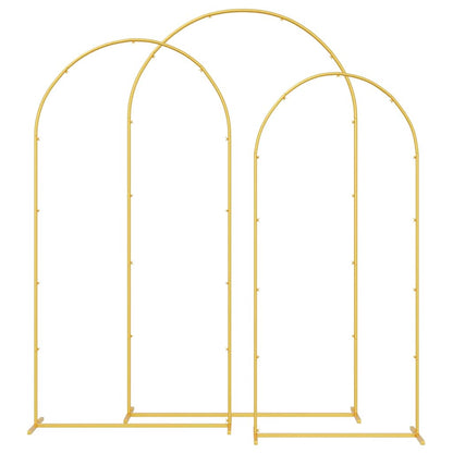 Arco Nuziale 3 pcs Oro Acciaio