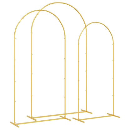 Arco Nuziale 3 pcs Oro Acciaio