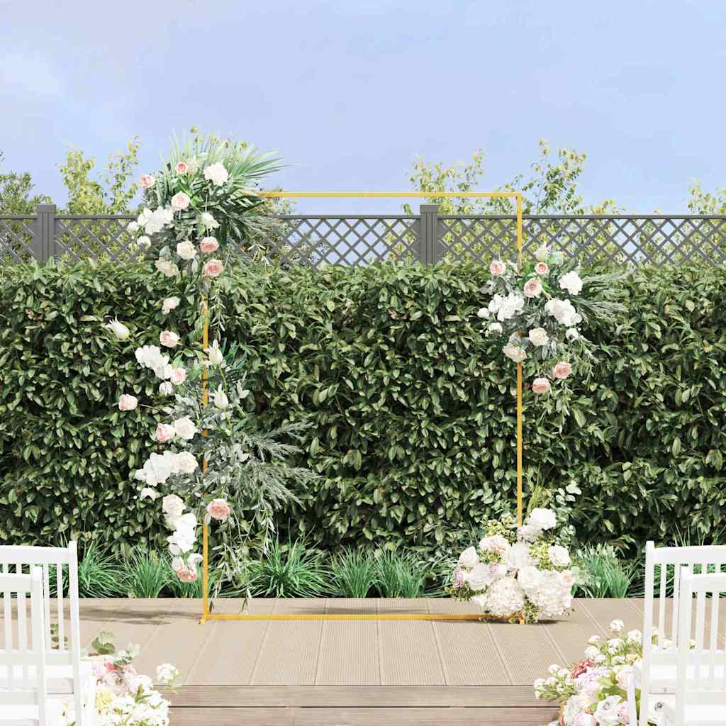 Arco Nuziale Oro 150 x 49,5 x 200 cm Acciaio