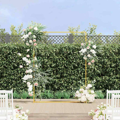 Arco Nuziale Oro 150 x 49,5 x 200 cm Acciaio
