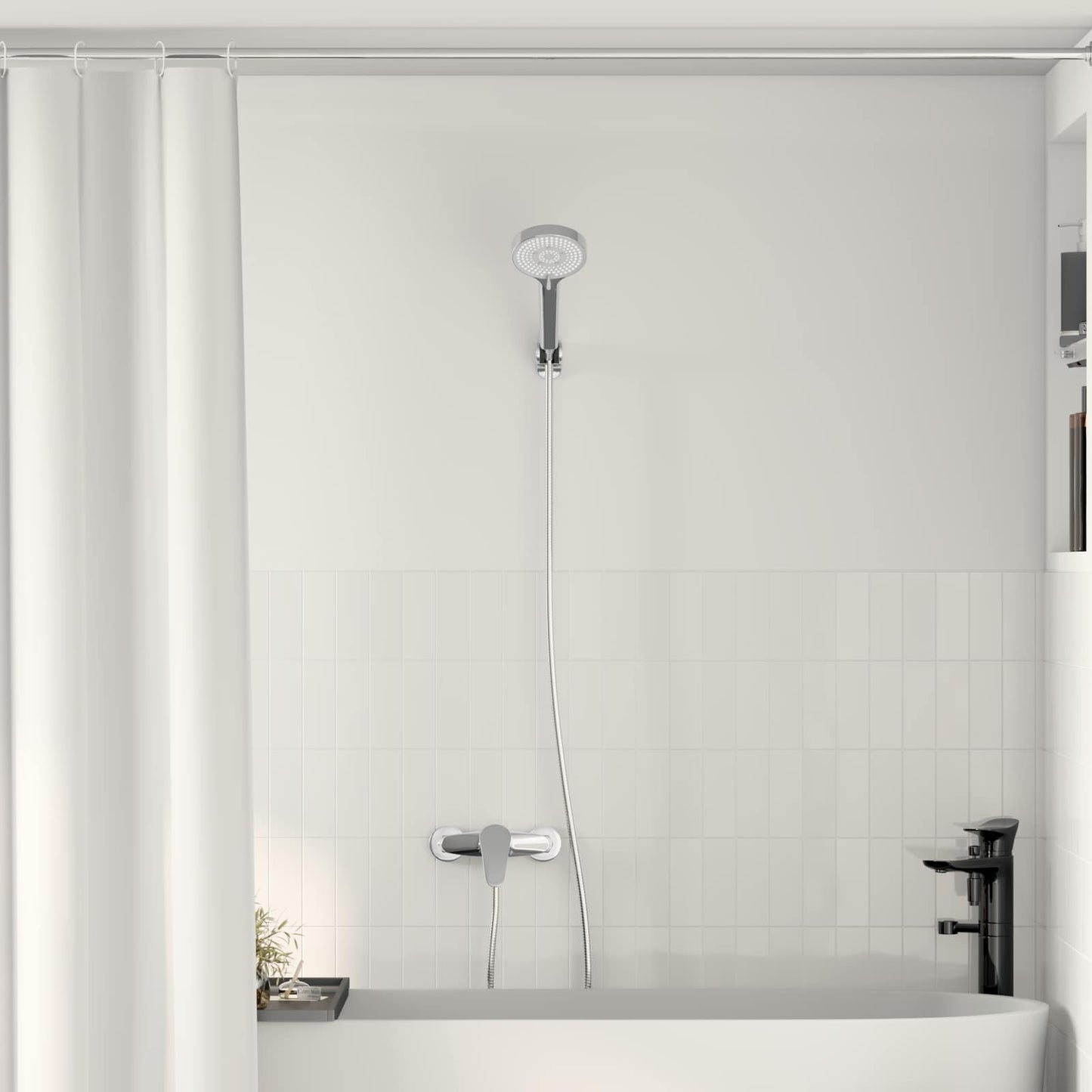 Set di doccia con soffione Cromo G 1 / 2 pollici