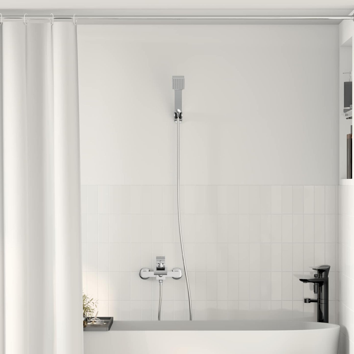 Set di doccia con soffione Cromo G 1 / 2 pollici