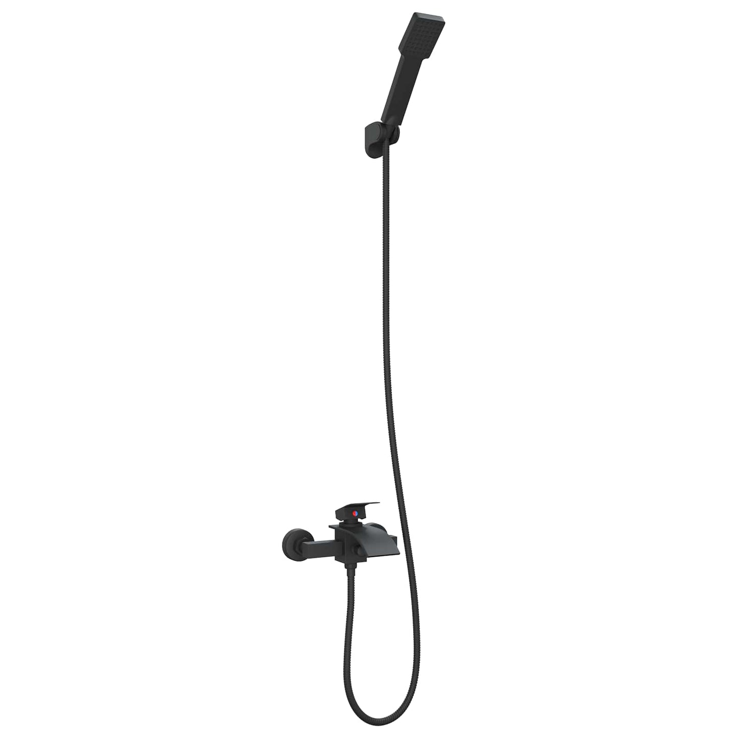Set di doccia con soffione Nero G 1 / 2 pollici