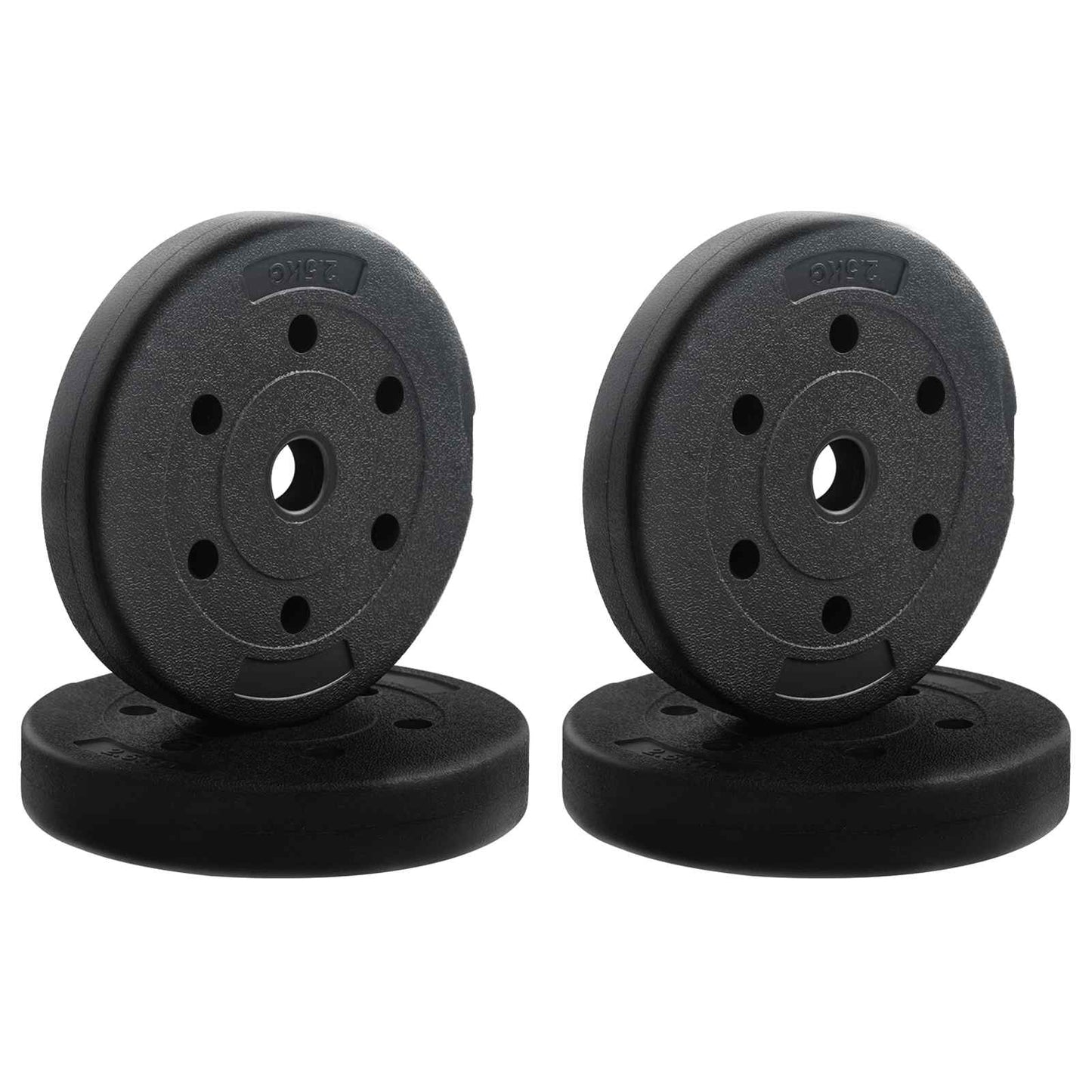 Set di Manubri 2-in-1 30kg Nero e Rosso