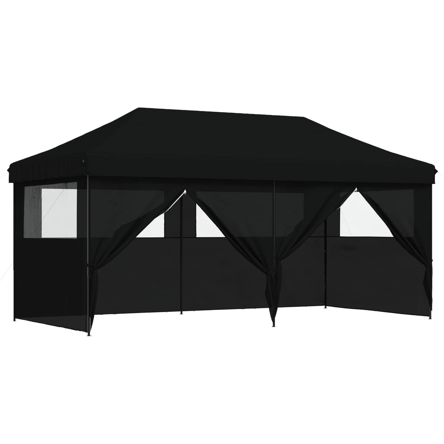 Tenda Party Nero 292 x 580 x 315 cm Tessuto Oxford
