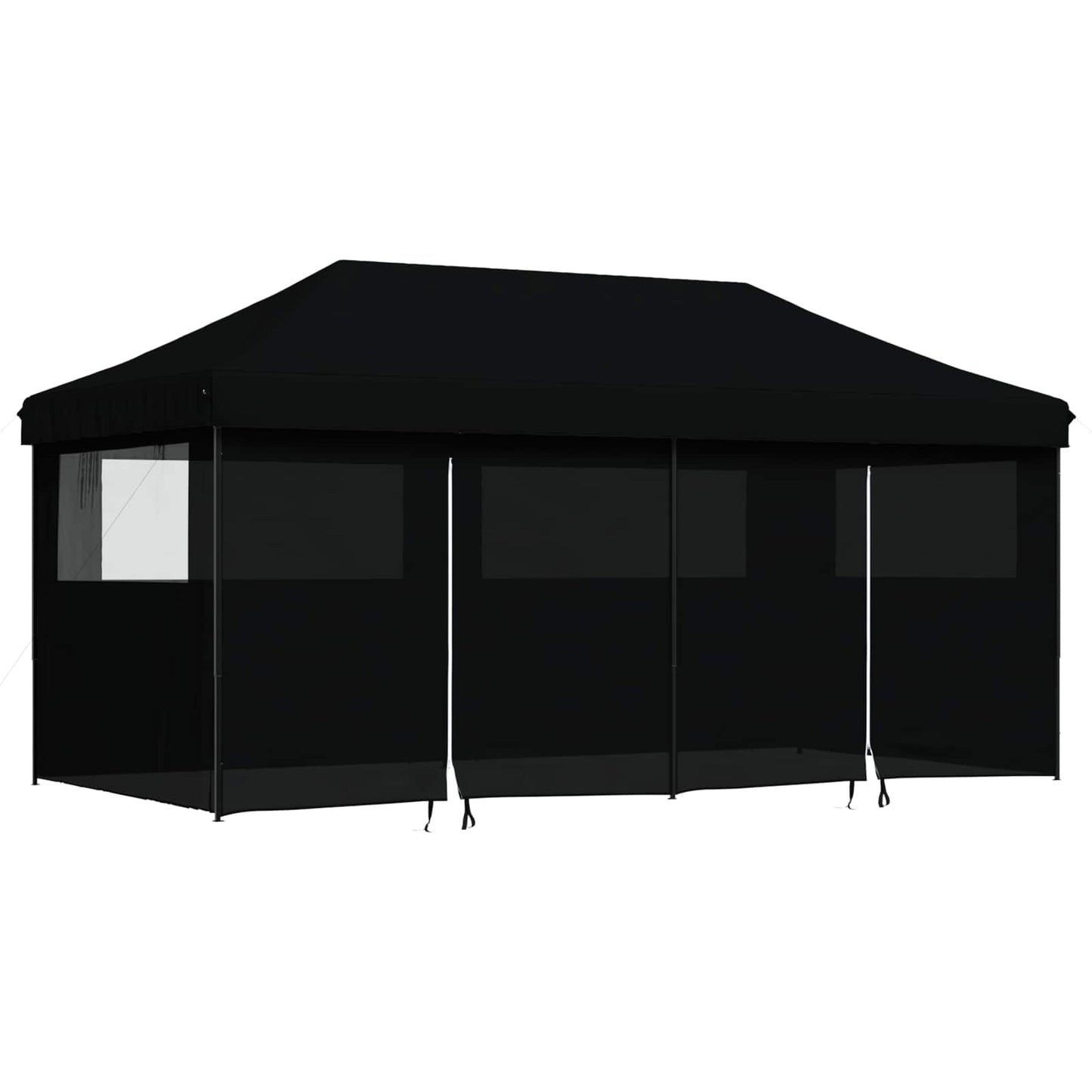 Tenda Party Nero 292 x 580 x 315 cm Tessuto Oxford