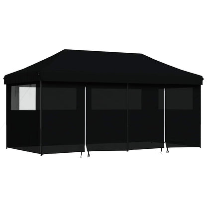 Tenda Party Nero 292 x 580 x 315 cm Tessuto Oxford