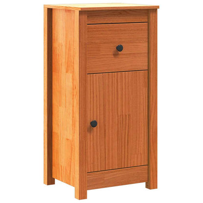 Credenza Marrone cerato 39 x 34,5 x 80 cm Pino massello