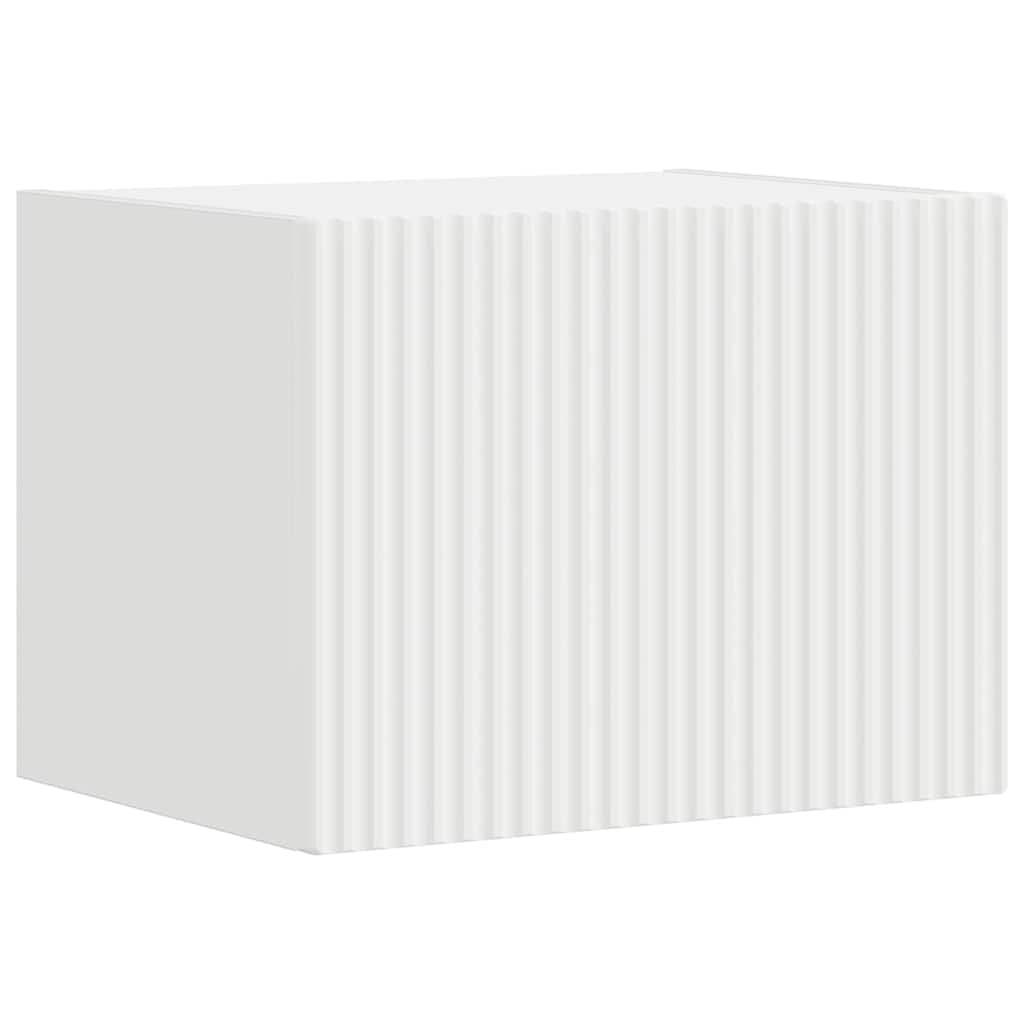Mobile TV da parete Bianco 60 x 31 x 29.5 cm Legno multistrato