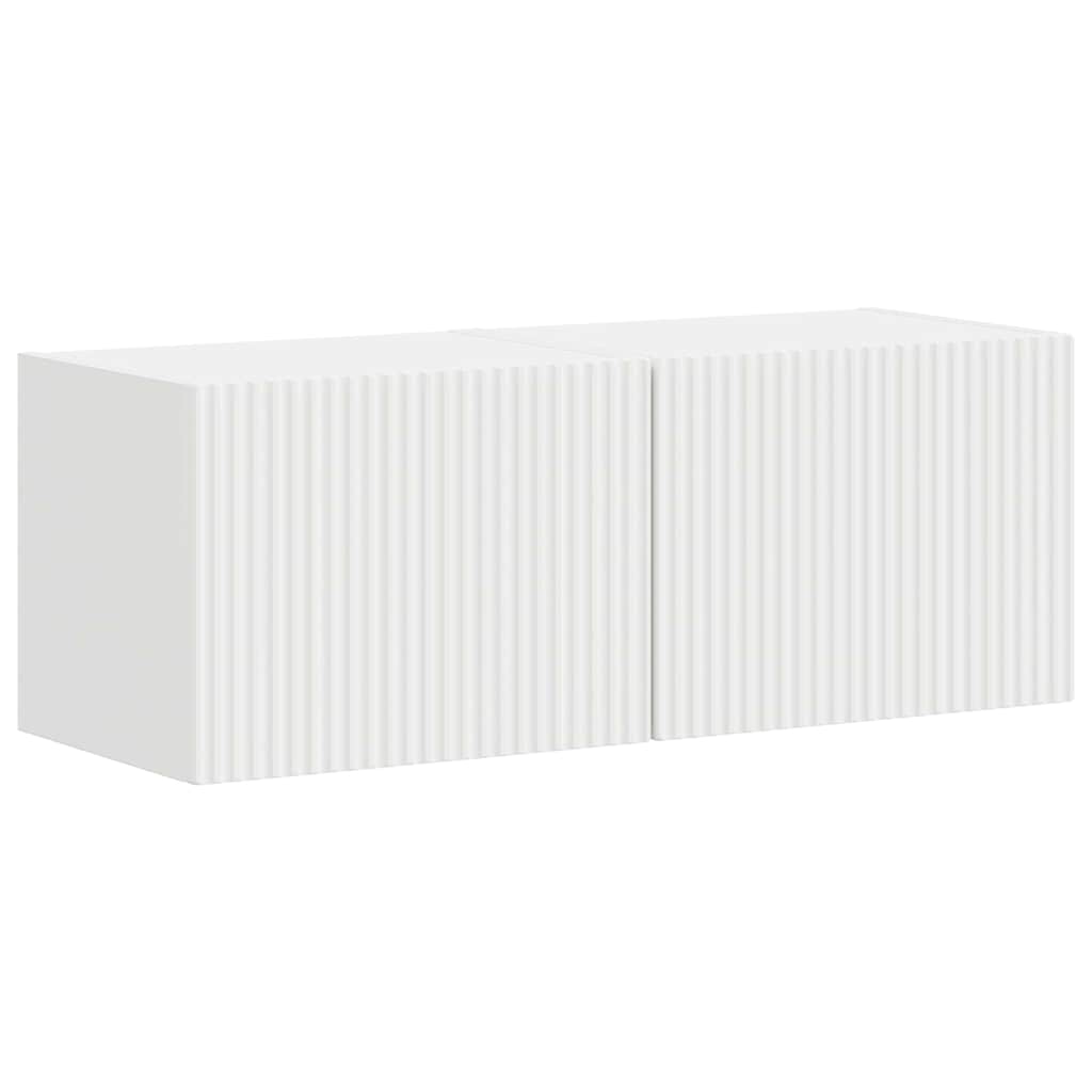 Mobile TV da parete 2 pcs Bianco 60 x 31 x 29.5 cm