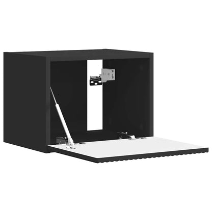 Mobile TV da parete Nero 60 x 31 x 29.5 cm Legno multistrato