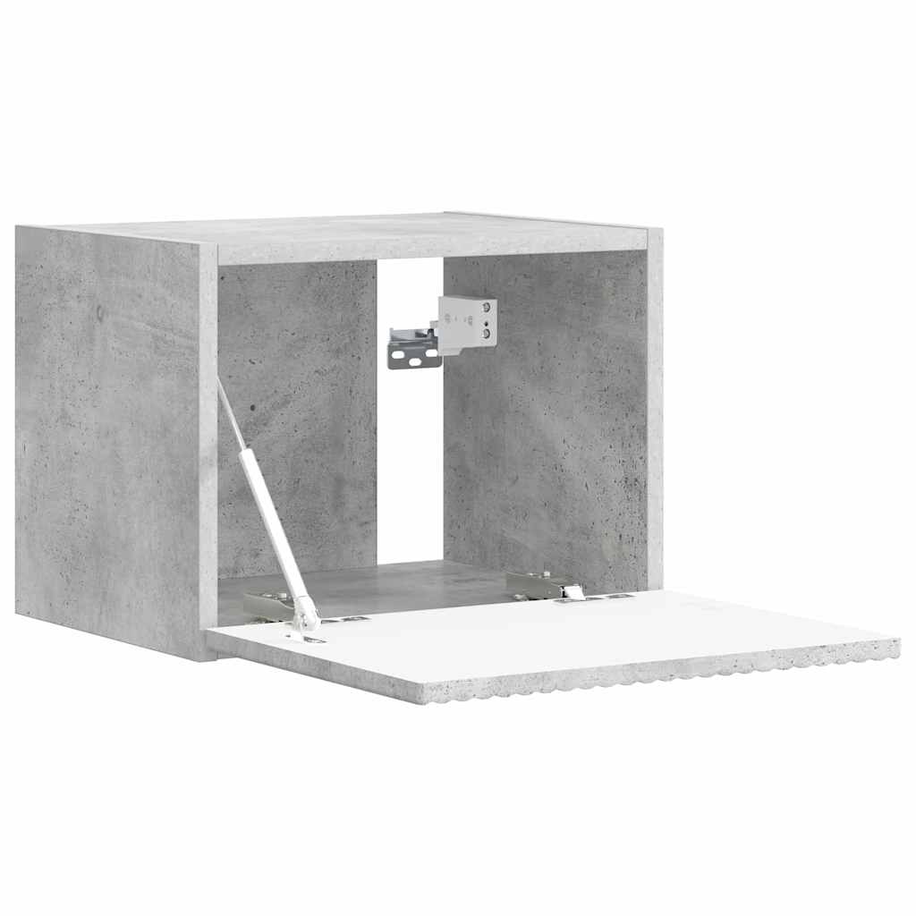Mobile TV da parete 2 pcs Calcestruzzo 60 x 31 x 29.5 cm