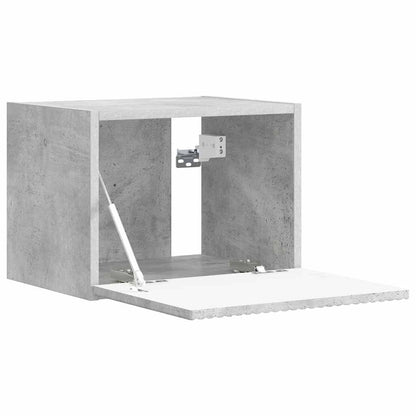 Mobile TV da parete 2 pcs Calcestruzzo 60 x 31 x 29.5 cm