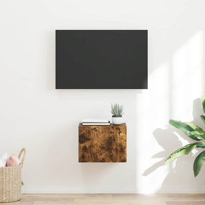 Mobile TV da parete Rovere fumÃ© 60 x 31 x 29.5 cm