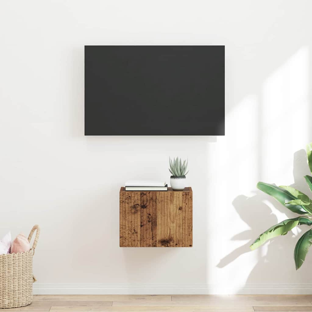 Mobile TV da parete Legno vecchio 60 x 31 x 29.5 cm