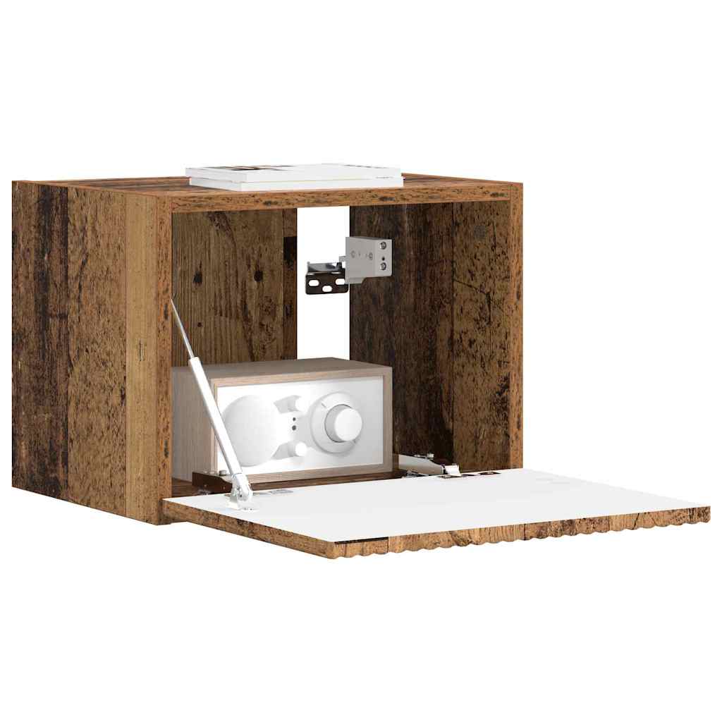 Mobile TV da parete Legno vecchio 60 x 31 x 29.5 cm