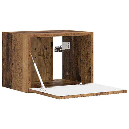 Mobile TV da parete 2 pcs Legno vecchio 60 x 31 x 29.5 cm