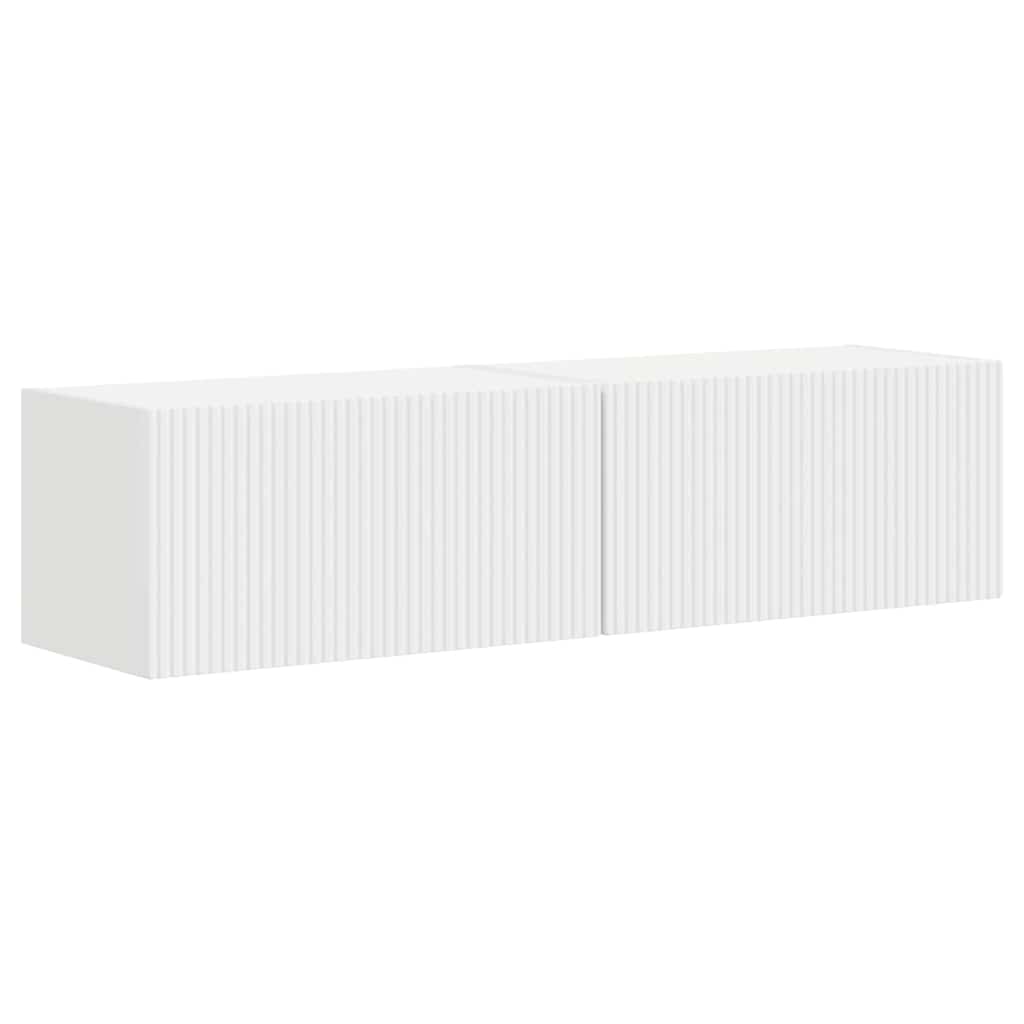 Mobile TV da parete 2 pcs Bianco 60 x 31 x 29.5 cm