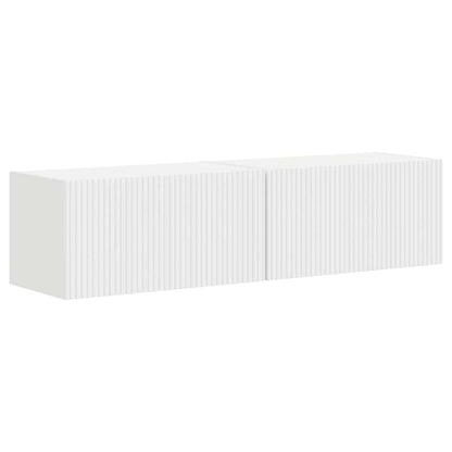 Mobile TV da parete 2 pcs Bianco 60 x 31 x 29,5 cm