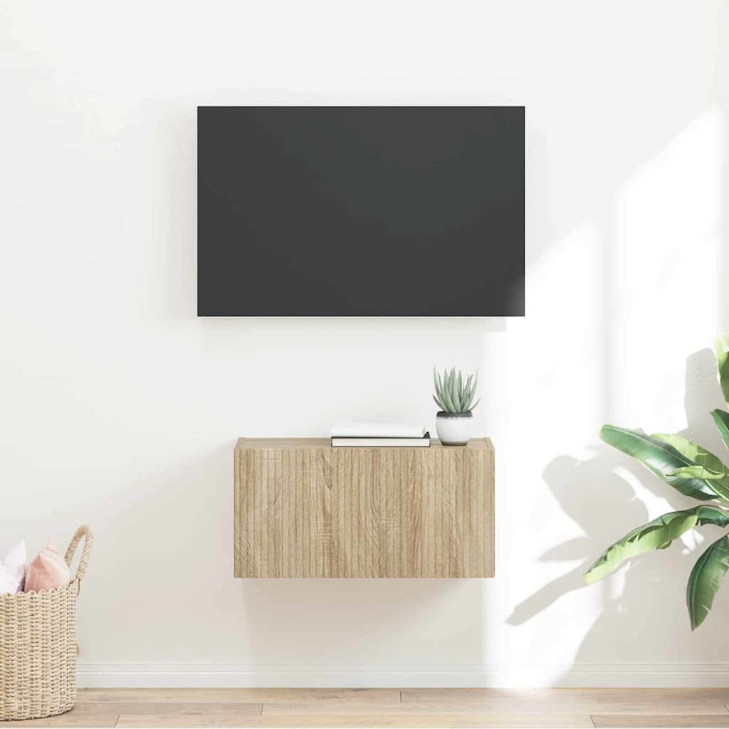 Mobile TV da parete Sonoma 60 x 31 x 29,5 cm Legno multistrato