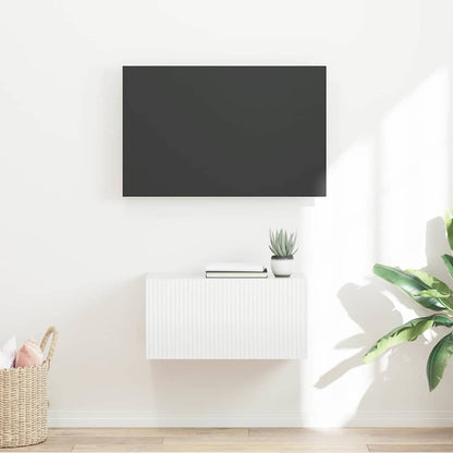 Mobile TV da parete Bianco Lucido 60 x 31 x 29,5 cm