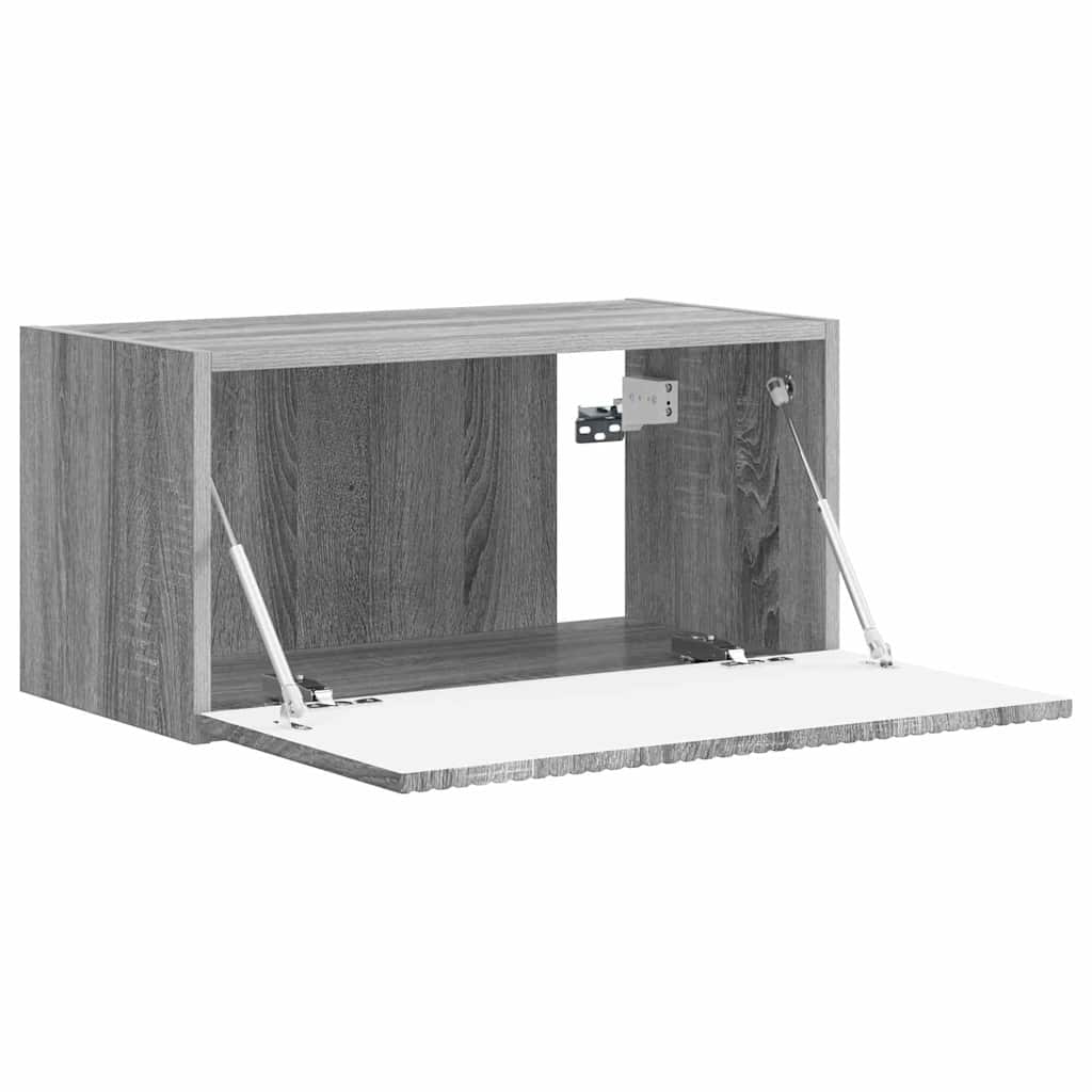 Mobile TV da parete Grigio Sonoma 60 x 31 x 29,5 cm