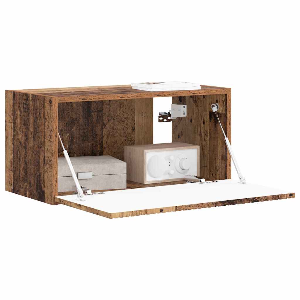 Mobile TV da parete Legno vecchio 60 x 31 x 29.5 cm